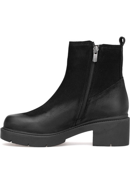 2454601K Kadın Hakiki Deri Klasik Bot Siyah modelleri