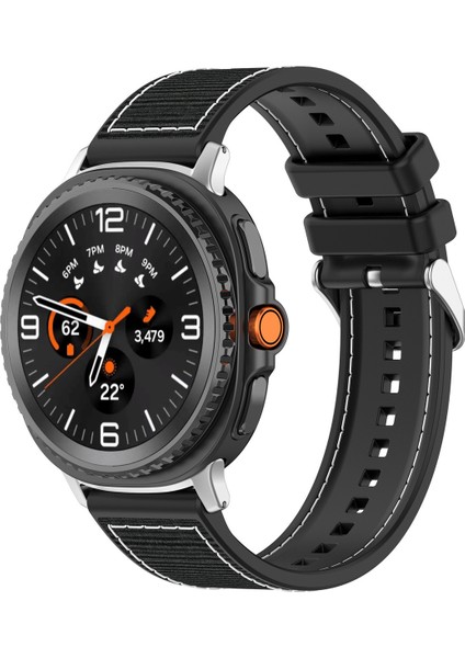 Samsung Galaxy Watch 8 44MM ile Uyumlu Kordon Spor ve Şık Tasarım Jazzy Saat Kayışı