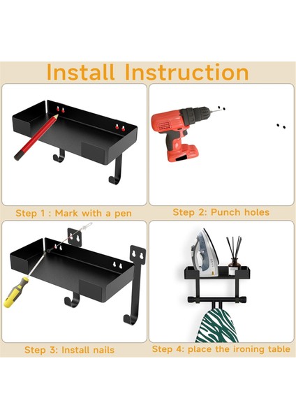 Ütü Masası Askısı Duvara Monte, Ütü Masası Askısı Duvara Monte Ütü Masası Saklama, Odalar Için Ütü Masası Duvara Monte (Yurt Dışından) fiyatları