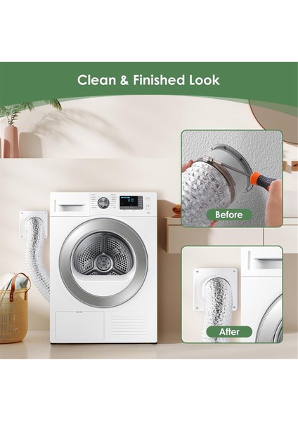 Kurutma Makinesi Havalandırma Duvar Plakası ve Hortumu (4 Inç 8 Ayak), Büküm Kilitli Kurutma Makinesi Havalandırma Bağlantı Kiti, 4 Inç Kurutma Makinesi Kanal Bağlantı Flanşı B (Yurt Dışından) fiyatları