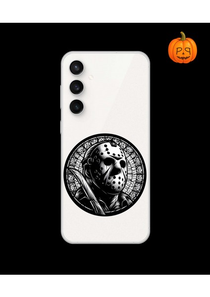 Samsung Galaxy S23 Fe Uyumlu Şeffaf Kılıf Horror 5 Tasarımlı