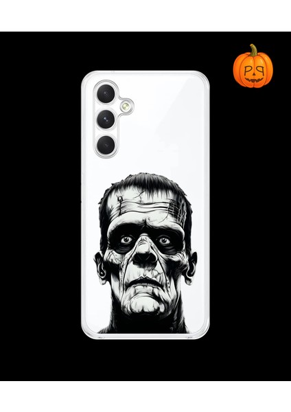 Samsung Galaxy A34 Uyumlu Şeffaf Kılıf Horror 6 Tasarımlı