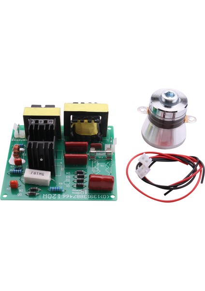 Ac 110V 100W 40K Ultrasonik Temizleyici Güç Sürücü Kartı + 1 Adet 60W 40K Ultrasonik Temizleme Makineleri Için Dönüştürücü (Yurt Dışından)