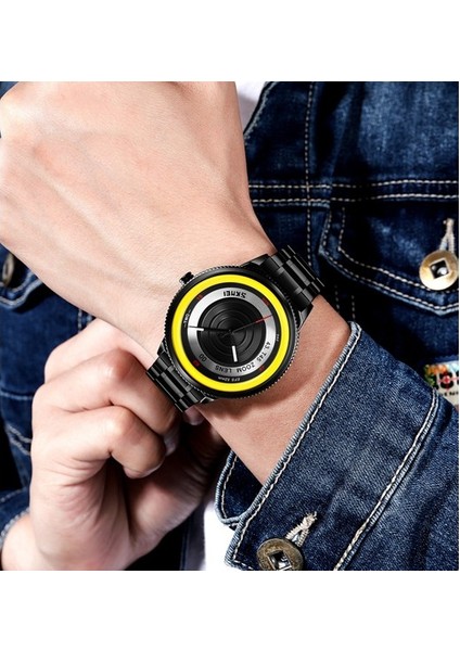 Erkek Saatleri Üç Boyutlu Kadran Suya Dayanıklı Paslanmaz Çelik Kuvars Kol Saati Casıo Seıko (Yurt Dışından) fiyatları