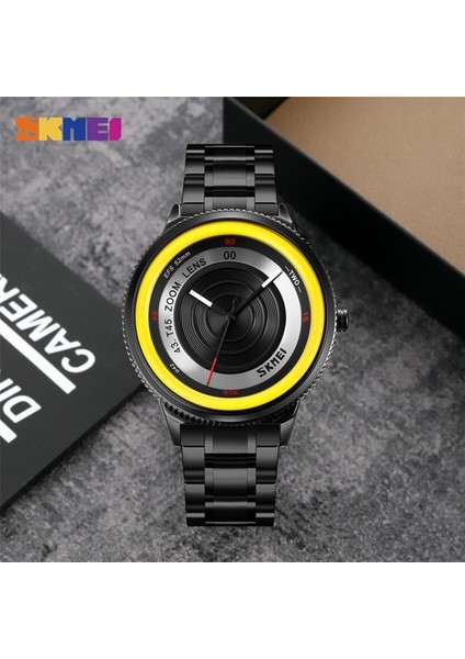 Erkek Saatleri Üç Boyutlu Kadran Suya Dayanıklı Paslanmaz Çelik Kuvars Kol Saati Casıo Seıko (Yurt Dışından) modelleri