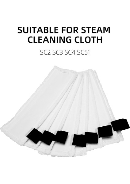 Karcher Sc1 Sc2 Sc3 Sc4 Sc5 Buharlı Zemin Temizleme Temizleyici Ev Temizlik Parçaları Için 8 Adet Zemin Bezi Fırça Başlığı Kılıfı (Yurt Dışından) fiyatları