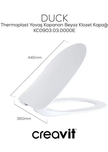 Free Rim-Off Kanalsız Asma Klozet 1.kalite (FE322.02) + Duck Tp Yavaş Kapanan Kapak 2'li Set fiyatları