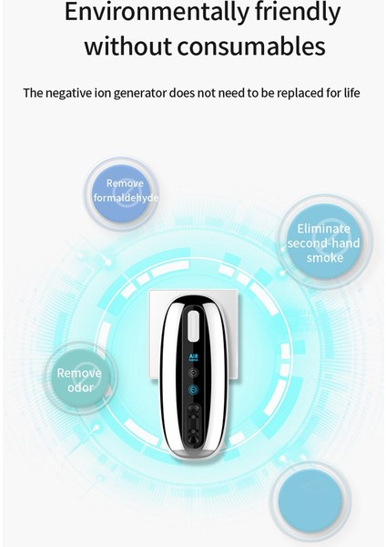 200 Milyon Hat Içi Negatif Iyon Hava Temizleyici Taşınabilir 360 Derece Çok Yönlü Yatak Odası Banyo Koku Giderici Ab Fişi (Yurt Dışından) indirimleri