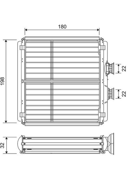 811508 - Kalorıfer Radyatoru Mercedes W204 W212 C218 R231 C190 R197
