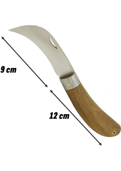 Aşı Bıçağı Eğri Uçlu Bağ Bıçağı Ara Çakı + Aşı Bandı (9’lu Set). fiyatları