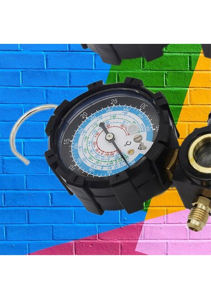 R134A Düşük Taraf Basınç Göstergesi R410A R22 R404A Klima Soğutucu Akışkan Şarjı Için Tek Manifoldlu Gösterge Düşük (Yurt Dışından) fiyatları