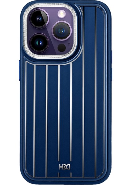 iPhone 13 Pro Max Kılıf HBC-190 Kolaj Kapak - Lacivert