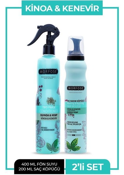 Kinoa Saç Köpüğü+Fön Suyu
