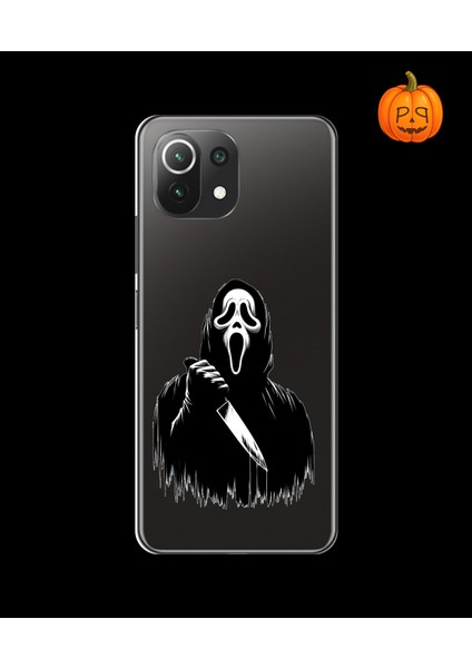 Xiaomi Mi 11 Uyumlu Şeffaf Kılıf Horror 3 Tasarımlı