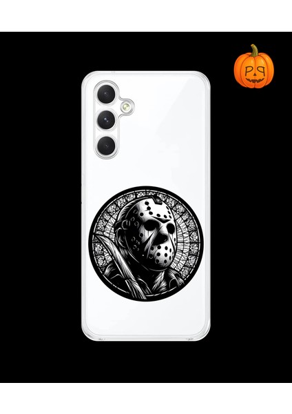 Samsung Galaxy A34 Uyumlu Şeffaf Kılıf Horror 5 Tasarımlı