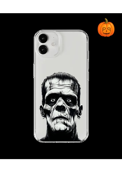 iPhone 12 Uyumlu Şeffaf Kılıf Horror 6 Tasarımlı