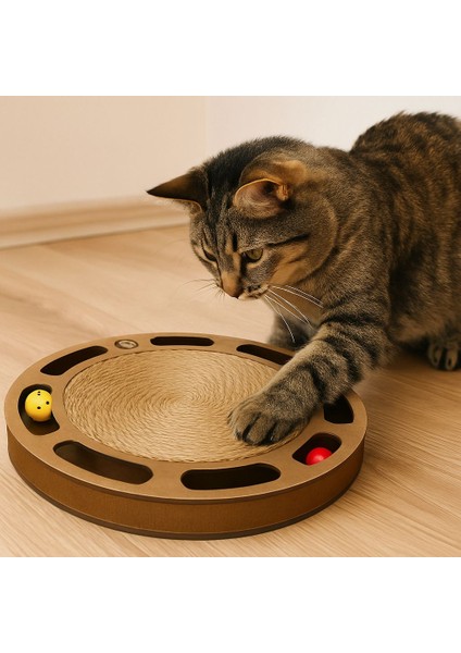 Kedi Top ve Tırmalama Oyun Seti – Eğlenceli ve Dayanıklı Kedi Aktivite Oyuncağı fiyatları
