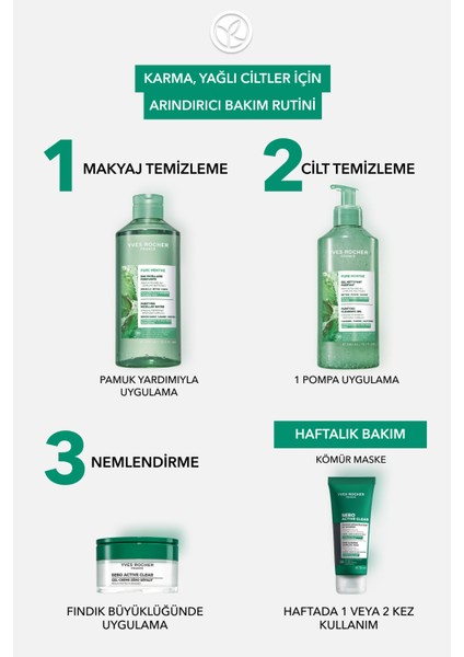 Micellar Makyaj Temizleme Suyu-Karma,yağlı,sivilce Eğilimli Cilt-Pure Menthe Botanik Kompleks 400ML
