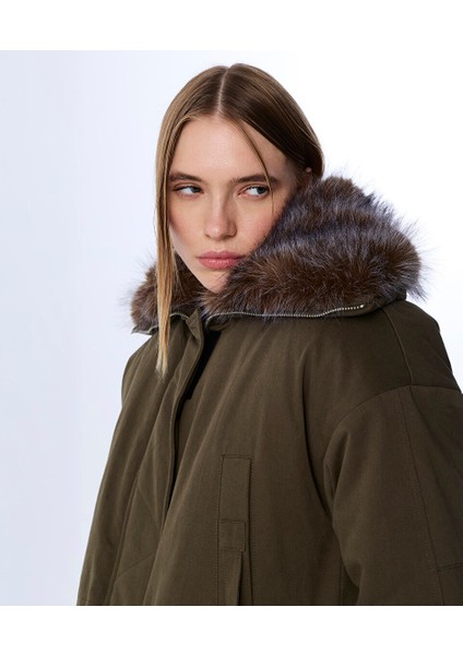 Suni Kürk Garnili Mont TW6250012240022 modelleri