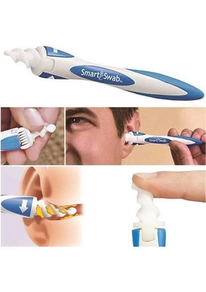 Pratik Kulak Temizleme Aparatı Smart Swab ( Lisinya )