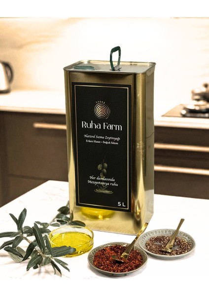 Natürel Sızma Zeytinyağı 5 L ( Her damlasında Mezopotamya ruhu)