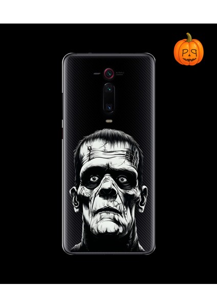 Xiaomi Mi 9t Uyumlu Şeffaf Kılıf Horror 6 Tasarımlı