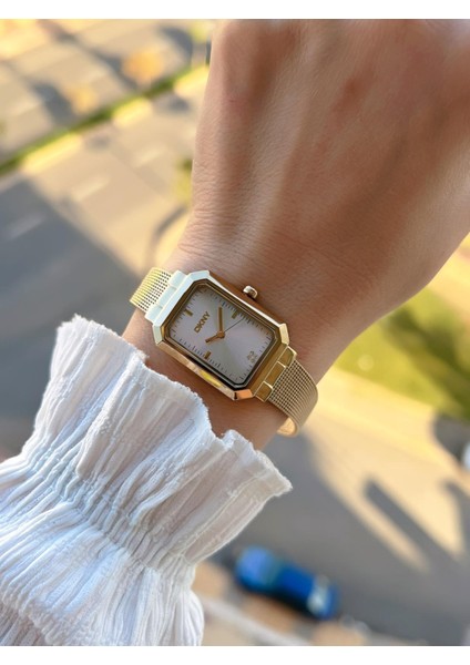 Çelik Kasa ve Kordon 5 Atm Suya Dayanıklı 2 Yıl Garantili Kadın Kol Saati DKNY.0135.1 fiyatları