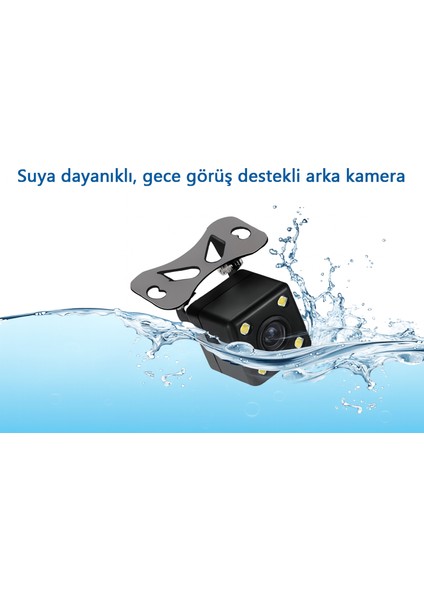 3 Kameralı Kayıt Cihazı Iç Ön Arka Geri Görüş Kameralı Araç Içi Kamera indirimleri