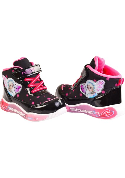 Kız Çocuk Işıklı Prensesli Spor Ayakkabı / Hafif Spor Bot&bootie modelleri