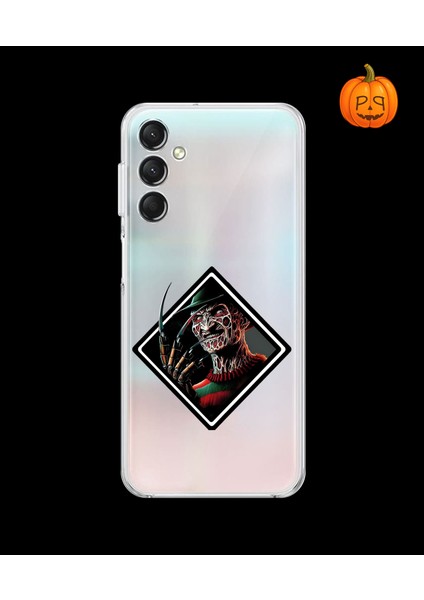 Samsung Galaxy A14 Uyumlu Şeffaf Kılıf Horror 2 Tasarımlı