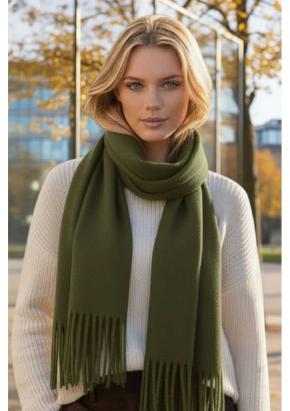Kadın Yumuşak Dokulu Püsküllü Kışlık Buklet Atkı Şal modelleri