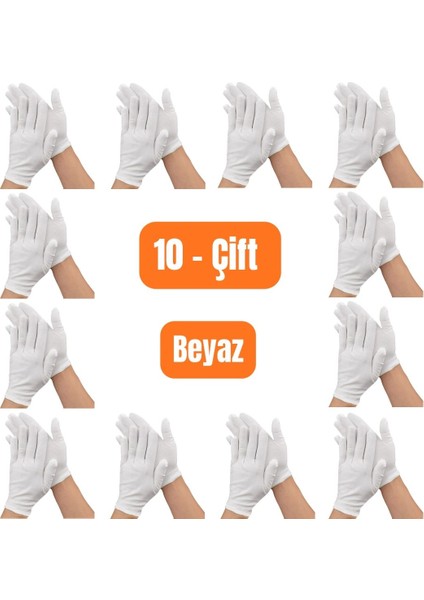 Bando Garson Pandomim Gösteri Merasim Tören Eldiveni ( 10 Çift )