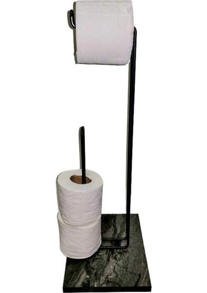 ALMİTAL Ultra lüks Antrasit Ayaklı Tuvalet Kağıtlığı Paslanmaz Yedekli Tuvalet Kağıtlığı fiyatları