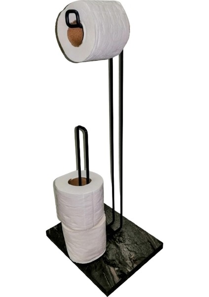ALMİTAL Ultra lüks Antrasit Ayaklı Tuvalet Kağıtlığı Paslanmaz Yedekli Tuvalet Kağıtlığı modelleri