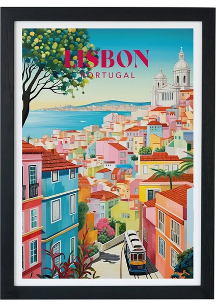 Lisbon Portugal Poster Tablo