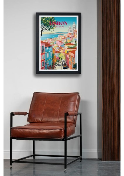 Lisbon Portugal Poster Tablo modelleri