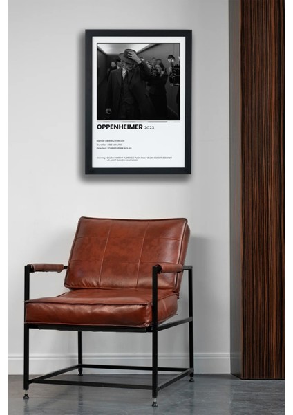 Oppenheimer Dizi-Film Siyah Çerçeveli Tablo Poster modelleri