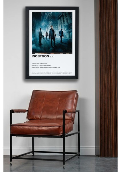 Inception Dizi-Film Siyah Çerçeveli Tablo Poster modelleri