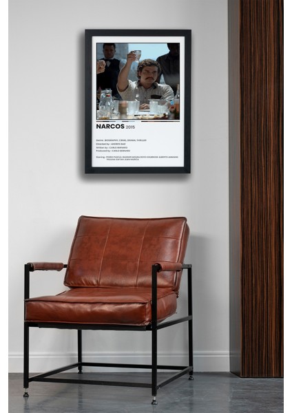 Narcos Dizi-Film Siyah Çerçeveli Poster Tablo fırsatları