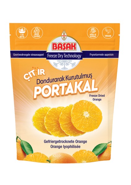 Freeze Dried-Dondurarak Kurutulmuş Portakal 16 Gr. x 6 Adet