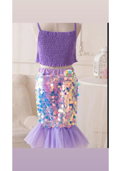 Deniz Kızı Etek Deniz Kızı Büstiyer Alt -Üst Takım Kostüm fiyatları