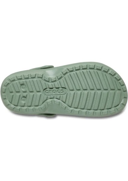 Classic Lined Clog Kids Çocuk Yeşil Terlik 207010-308 fırsatları