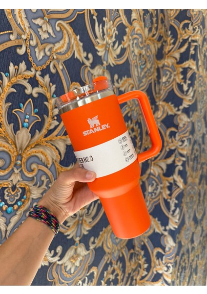 Pipetli Quencher H2.0 Flowstat Paslanmaz Çelik Yalıtımlı Bardak 40 Oz 1,18 Lt Orchid