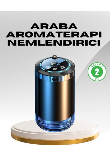 Araç Içi Difüzör Nemlendirici ve Aromaterapi Özellikli