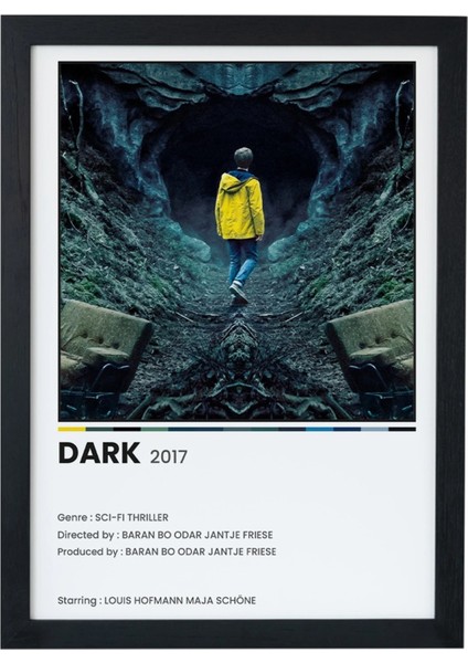 Dark Dizi-Film Siyah Çerçeveli Tablo Poster