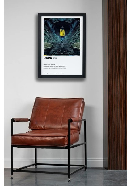 Dark Dizi-Film Siyah Çerçeveli Tablo Poster fiyatları