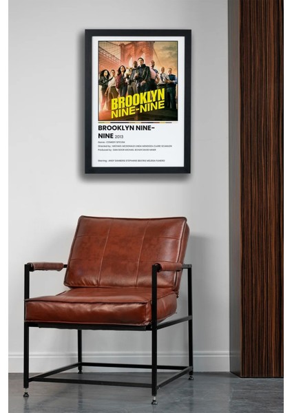 Brooklyn Nine-Nine Dizi-Film Siyah Çerçeveli Poster Tablo fiyatları