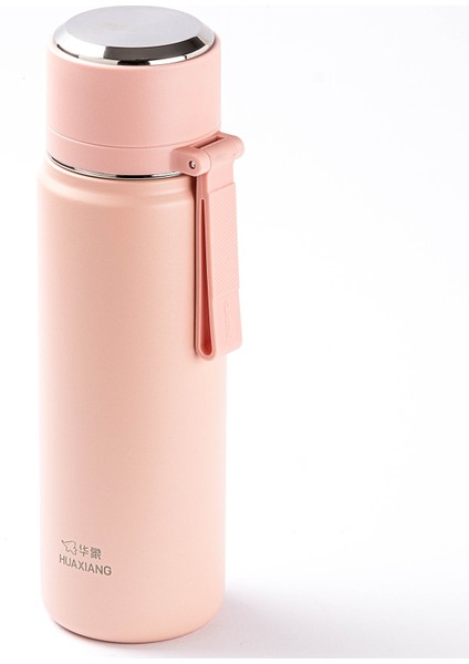 Okadi Askılı Pembe Paslanmaz Çelik Termos 500ML