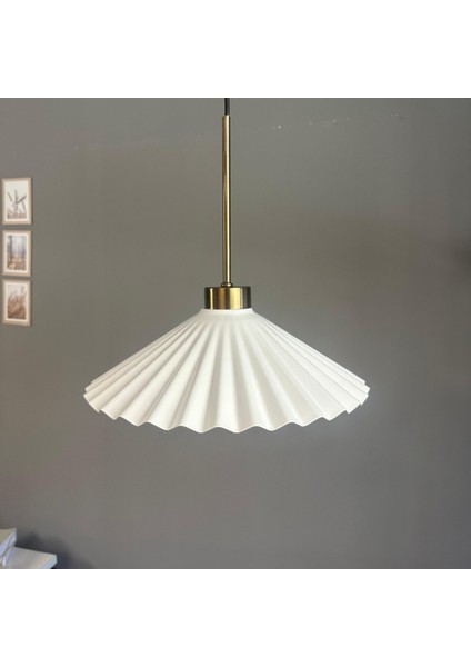 Avilla Beyaz Tekli Metal Büyük Avize Ince Eskitme Başlık 33 cm Çap Rustik Modern Sarkıt Aydınlatma fiyatları