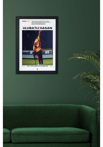 Ulubatlı Graeme Souness Özel Koleksiyon Siyah Çerçeveli Tablo Poster fiyatları